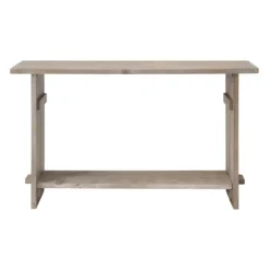 Natural Mango Wood Farmhouse Console-Kirkland's Home Shop
