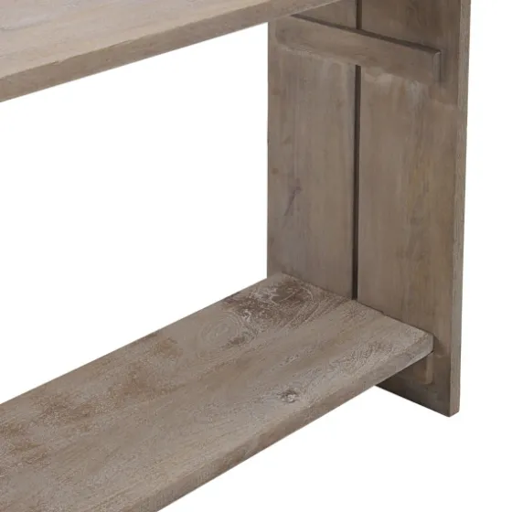 Natural Mango Wood Farmhouse Console-Kirkland's Home Shop