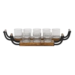 Natural Mango Wood 2-Pc. Candle Holders-Kirkland's Home Sale