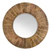 Natural Mango Wood Round Frame Mirror-Kirkland's Home Best