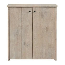 Natural Mango Wood Shoe Cubbie-Kirkland's Home Clearance