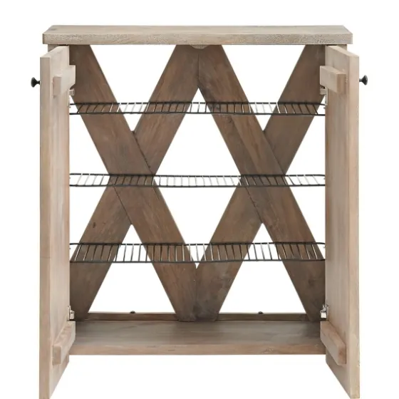 Natural Mango Wood Shoe Cubbie-Kirkland's Home Clearance