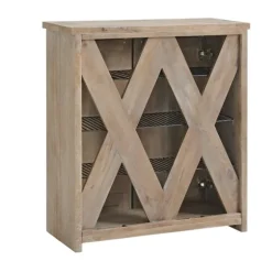 Natural Mango Wood Shoe Cubbie-Kirkland's Home Clearance