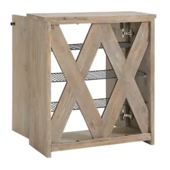 Natural Mango Wood Shoe Cubbie-Kirkland's Home Clearance