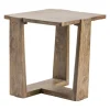 Natural Mango Wood T-Base Accent Table-Kirkland's Home Shop