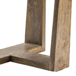 Natural Mango Wood T-Base Accent Table-Kirkland's Home Shop
