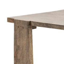 Natural Mango Wood T-Base Accent Table-Kirkland's Home Shop
