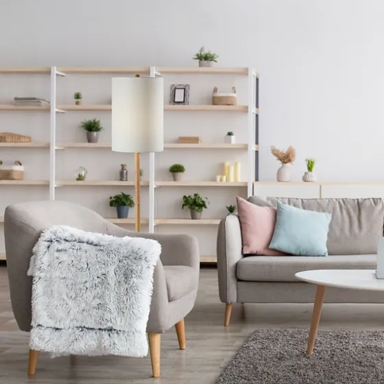 Natural Oak Wood Slim Floor Lamp-Kirkland's Home Store