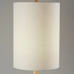 Natural Oak Wood Slim Floor Lamp-Kirkland's Home Store