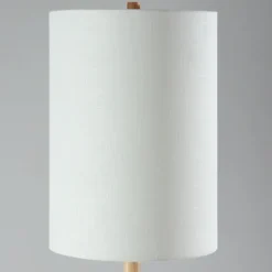 Natural Oak Wood Slim Floor Lamp-Kirkland's Home Store