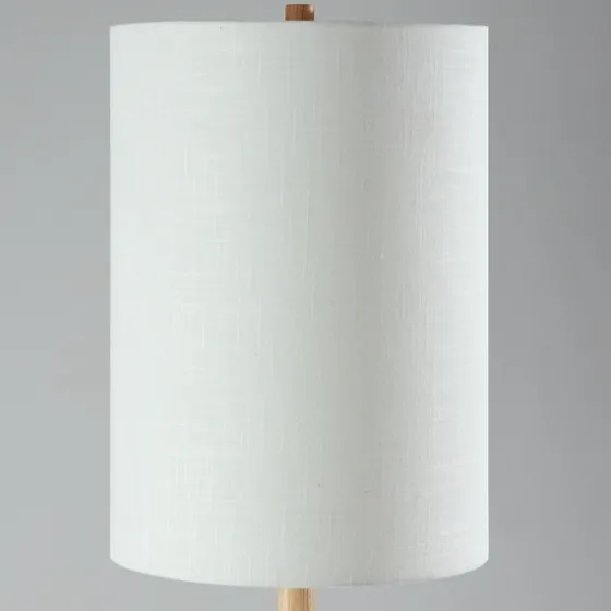 Natural Oak Wood Slim Floor Lamp-Kirkland's Home Store
