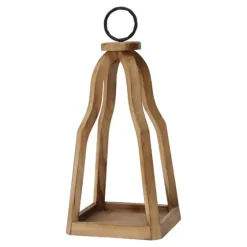 Natural Open Wood Frame Lantern-Kirkland's Home Best