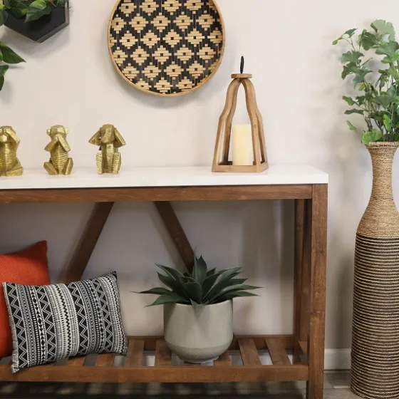 Natural Open Wood Frame Lantern-Kirkland's Home Best