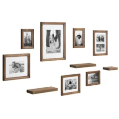 Natural 10-Pc. Gallery Wall Frame And Shelf Set-Kirkland's Home Fashion