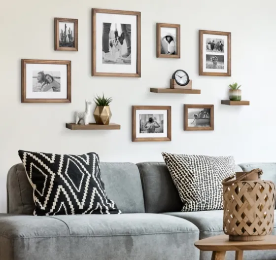 Natural 10-Pc. Gallery Wall Frame And Shelf Set-Kirkland's Home Fashion