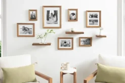 Natural 10-Pc. Gallery Wall Frame And Shelf Set-Kirkland's Home Fashion