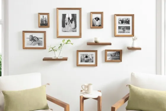 Natural 10-Pc. Gallery Wall Frame And Shelf Set-Kirkland's Home Fashion