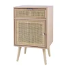 Natural Pine And Rat Single Door Cabinet-Kirkland's Home Outlet