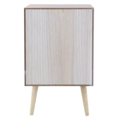 Natural Pine And Rat Single Door Cabinet-Kirkland's Home Outlet