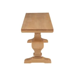 Natural Pine Wood Knotted Column Bench-Kirkland's Home Outlet