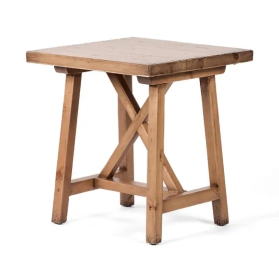 Natural Pine Wood Trellis Accent Table-Kirkland's Home Cheap