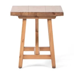 Natural Pine Wood Trellis Accent Table-Kirkland's Home Cheap
