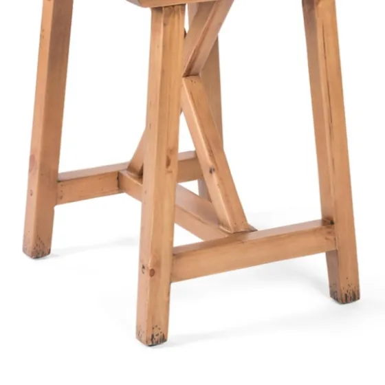 Natural Pine Wood Trellis Accent Table-Kirkland's Home Cheap
