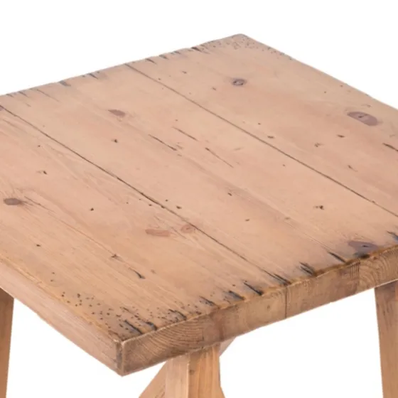 Natural Pine Wood Trellis Accent Table-Kirkland's Home Cheap