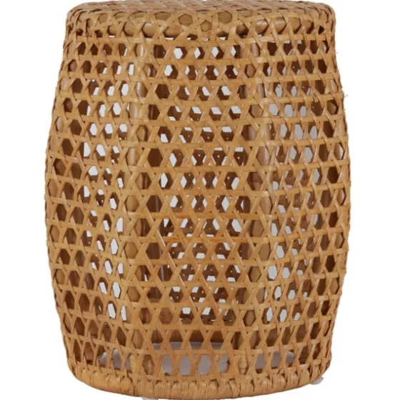 Natural Rat Drum 2-Pc. Accent Table Set-Kirkland's Home Clearance