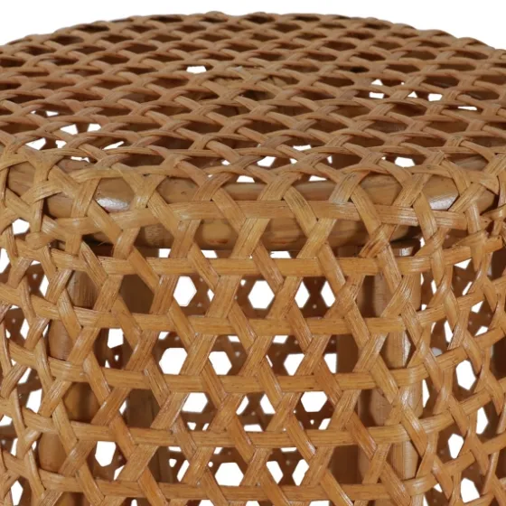 Natural Rat Drum 2-Pc. Accent Table Set-Kirkland's Home Clearance