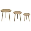 Natural Rat Tripod Accent Tables, Set Of 3-Kirkland's Home Cheap