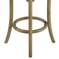 Natural Rat Upholstered Wood Counter Stool-Kirkland's Home Best