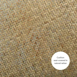 Natural Rat Upholstered Wood Counter Stool-Kirkland's Home Best