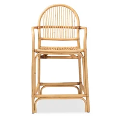Natural Rat Woven Seat Counter Stool-Kirkland's Home Cheap
