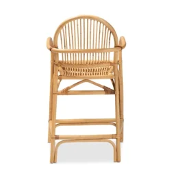 Natural Rat Woven Seat Counter Stool-Kirkland's Home Cheap