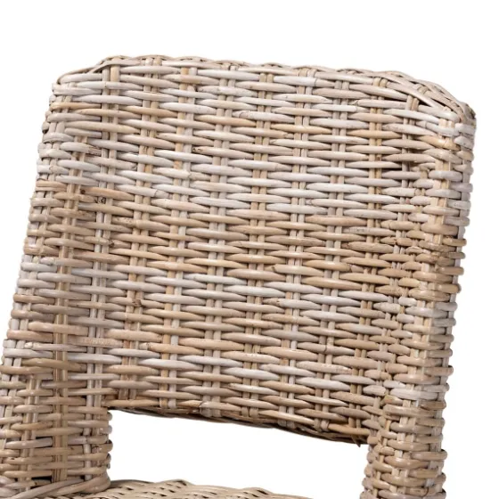 Natural Rattan Cutout Back Dining Chair-Kirkland's Home Fashion
