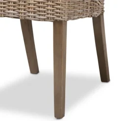 Natural Rattan High Back Dining Chairs, Set Of 2-Kirkland's Home Sale