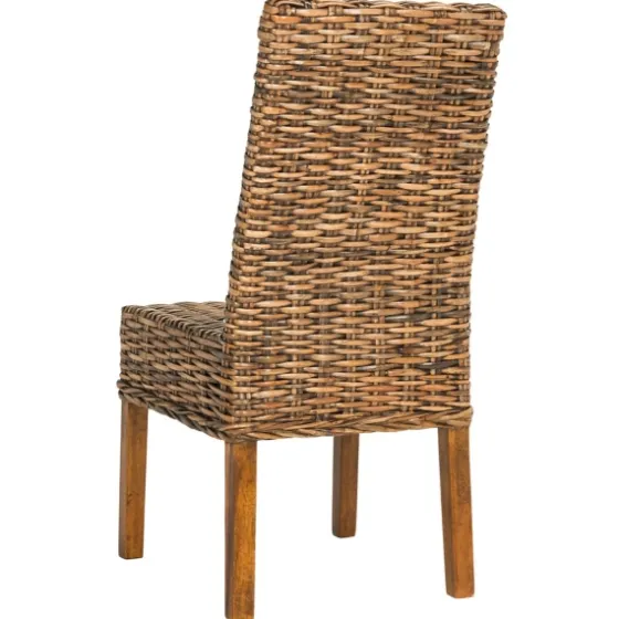 Natural Rattan Wood Woven 2-Pc. Dining Chair Set-Kirkland's Home Sale