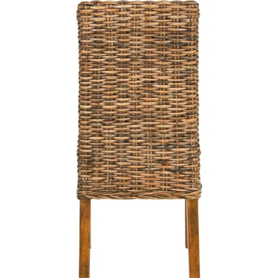 Natural Rattan Wood Woven 2-Pc. Dining Chair Set-Kirkland's Home Sale