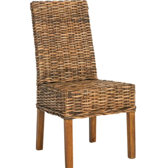 Natural Rattan Wood Woven 2-Pc. Dining Chair Set-Kirkland's Home Sale