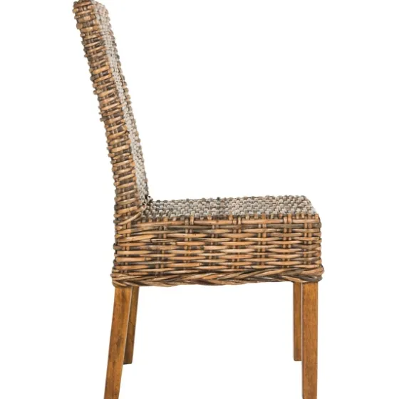 Natural Rattan Wood Woven 2-Pc. Dining Chair Set-Kirkland's Home Sale