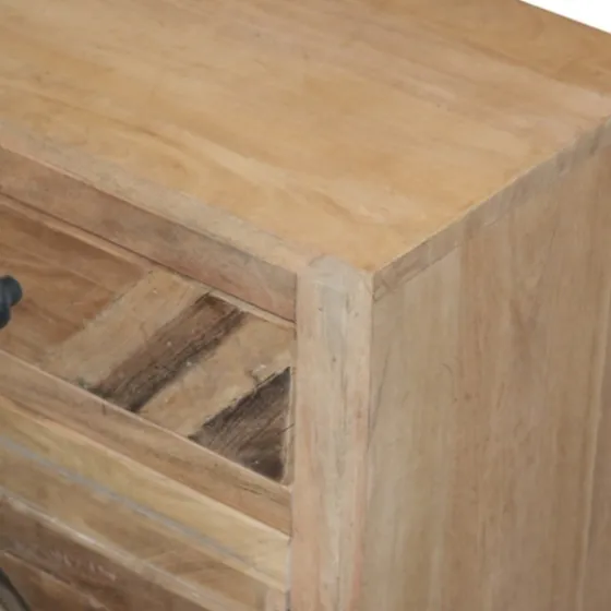 Natural Reclaimed Wood Diagonal Slats Nights D-Kirkland's Home Outlet