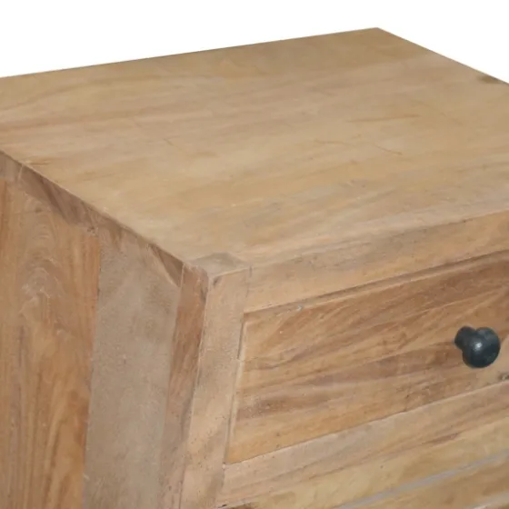 Natural Reclaimed Wood Diagonal Slats Nights D-Kirkland's Home Outlet