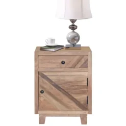 Natural Reclaimed Wood Diagonal Slats Nights D-Kirkland's Home Outlet