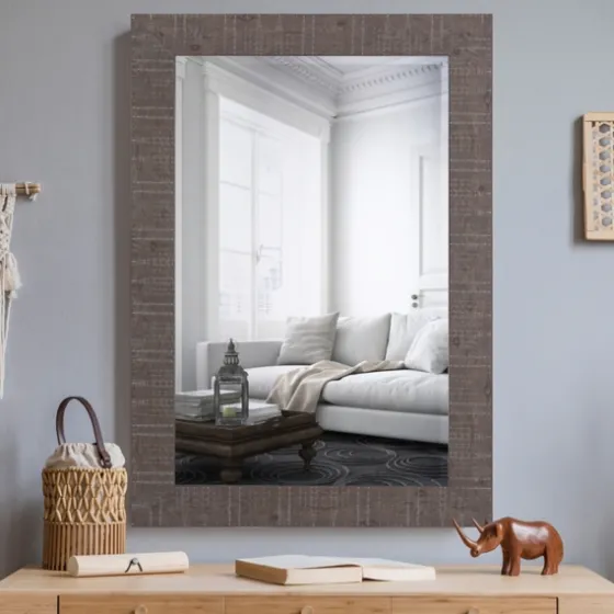 Natural Rectangular Frame Wall Mirror-Kirkland's Home Clearance