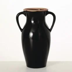 Natural Rimmed Onyx Urn Vase-Kirkland's Home Outlet