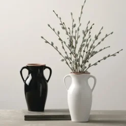 Natural Rimmed Onyx Urn Vase-Kirkland's Home Outlet