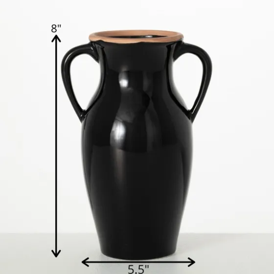Natural Rimmed Onyx Urn Vase-Kirkland's Home Outlet