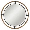 Natural Rope And Black Metal Round Wall Mirror-Kirkland's Home Flash Sale
