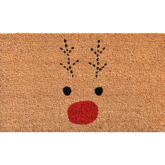 Natural Rudolph Coir And Vinyl Doormat, 29 In.-Kirkland's Home Cheap